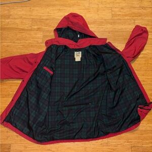 TravelSmith Blue and Green Plaid Jacket